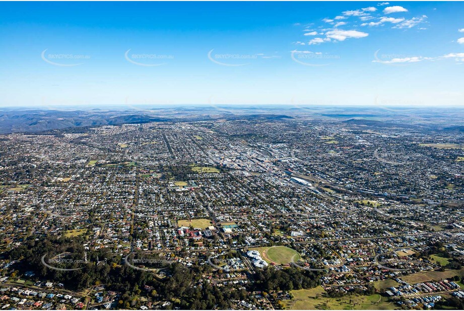 Aerial Photo North Toowoomba QLD Aerial Photography