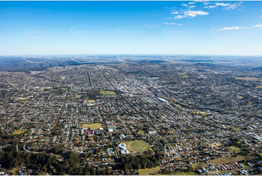Aerial Photo North Toowoomba QLD Aerial Photography