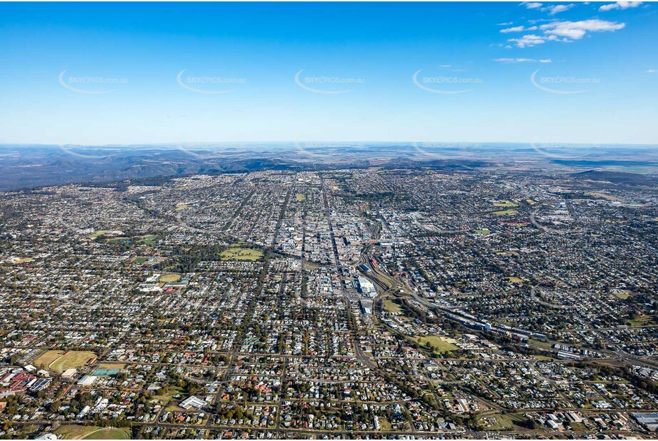 Aerial Photo North Toowoomba QLD Aerial Photography