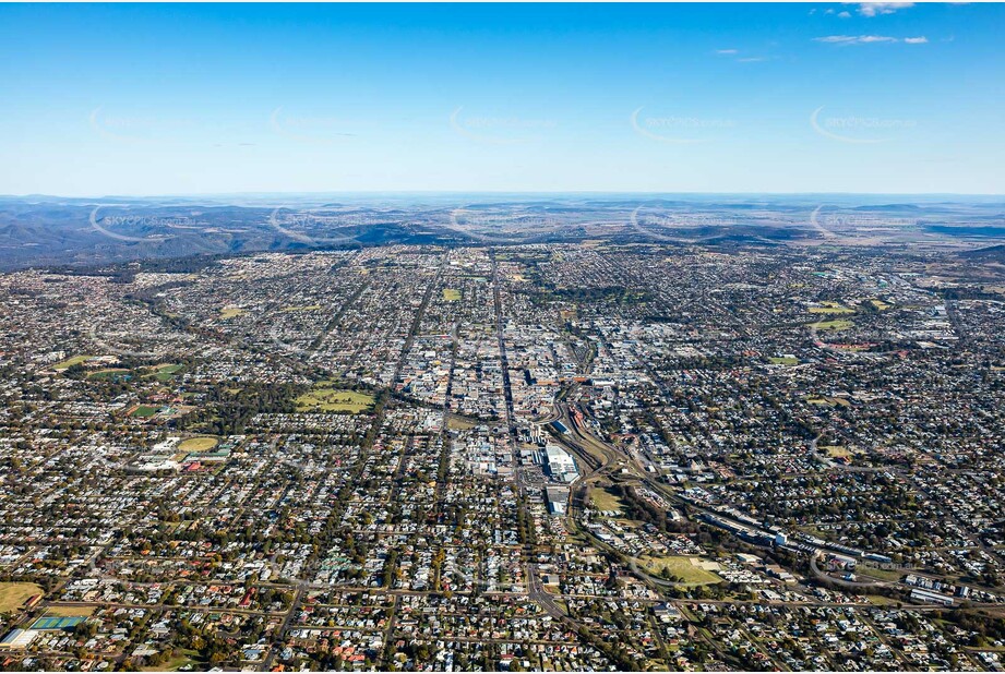 Aerial Photo North Toowoomba QLD Aerial Photography