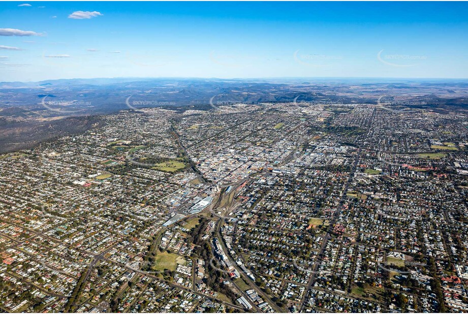 Aerial Photo North Toowoomba QLD Aerial Photography