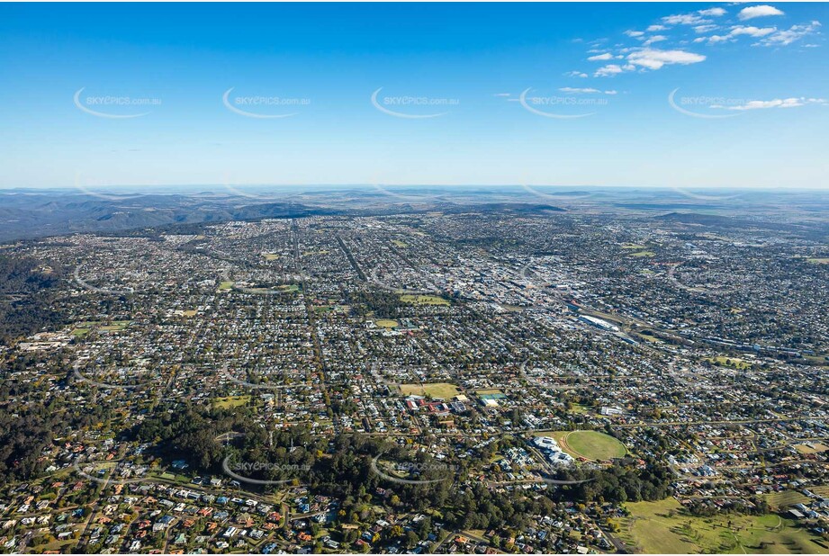 Aerial Photo Mount Lofty QLD Aerial Photography