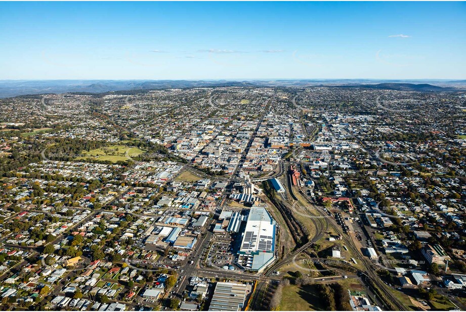 Aerial Photo Toowoomba City QLD Aerial Photography