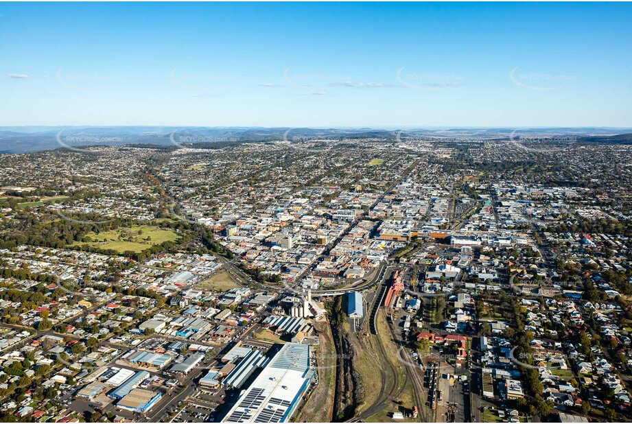 Aerial Photo Toowoomba City QLD Aerial Photography