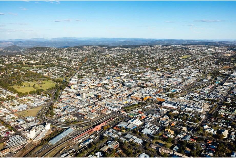 Aerial Photo Toowoomba City QLD Aerial Photography