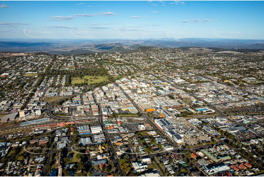 Aerial Photo Toowoomba City QLD Aerial Photography