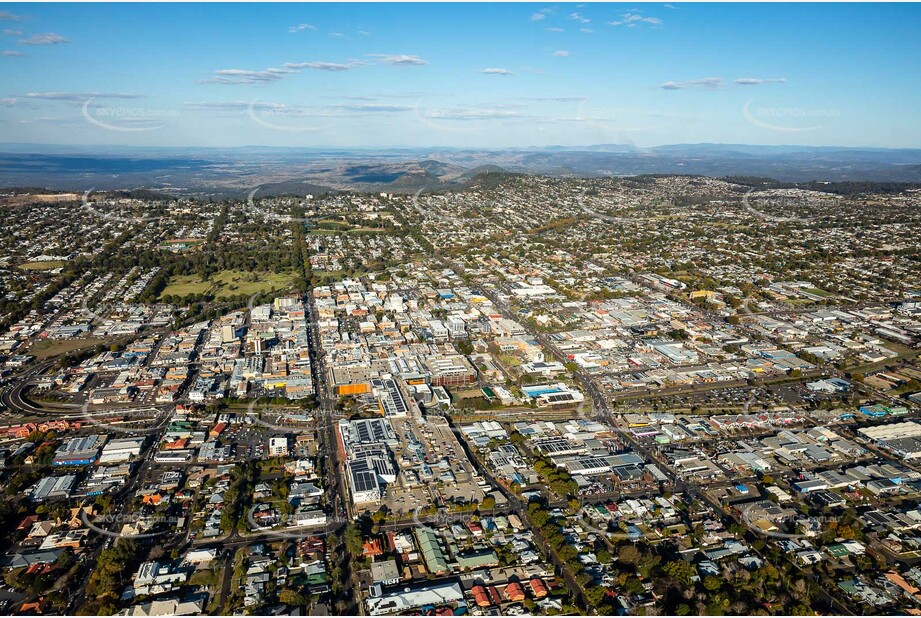 Aerial Photo Toowoomba City QLD Aerial Photography