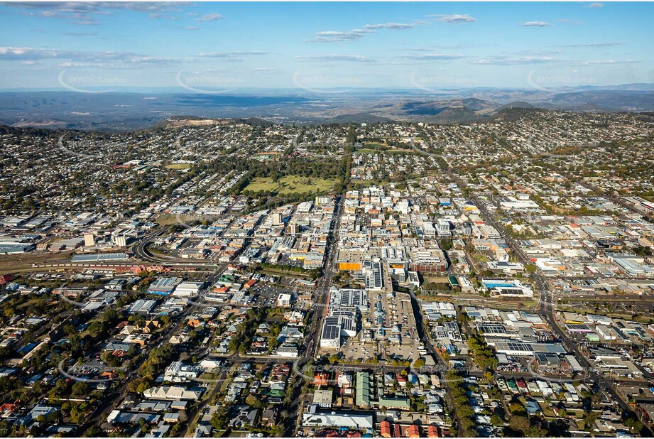 Aerial Photo Toowoomba City QLD Aerial Photography