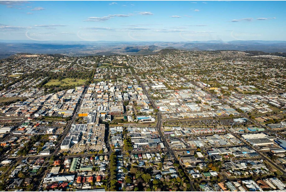 Aerial Photo Toowoomba City QLD Aerial Photography