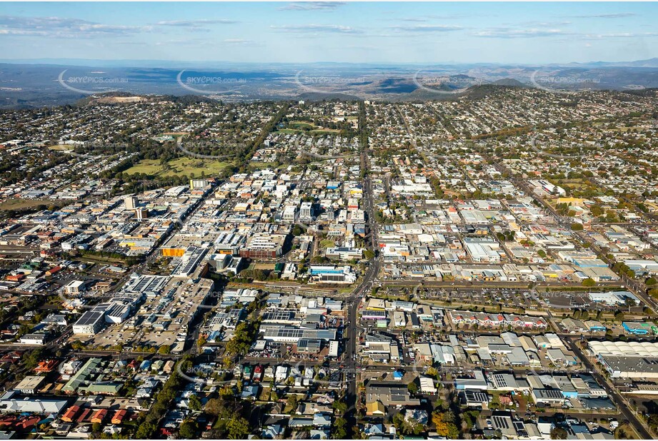 Aerial Photo Toowoomba City QLD Aerial Photography