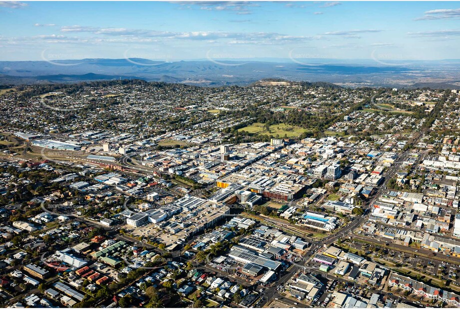 Aerial Photo Toowoomba City QLD Aerial Photography