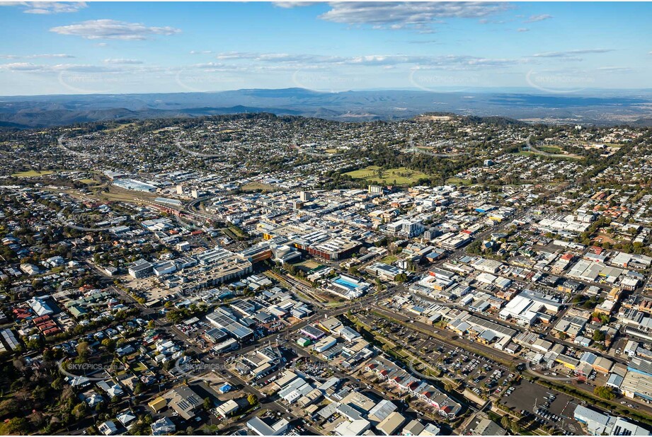 Aerial Photo Toowoomba City QLD Aerial Photography