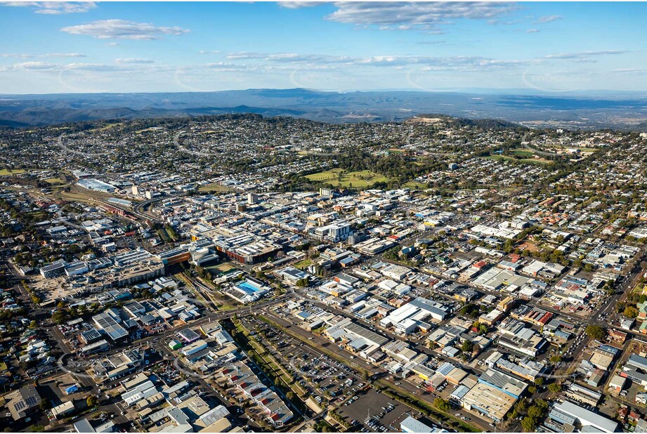 Aerial Photo Toowoomba City QLD Aerial Photography