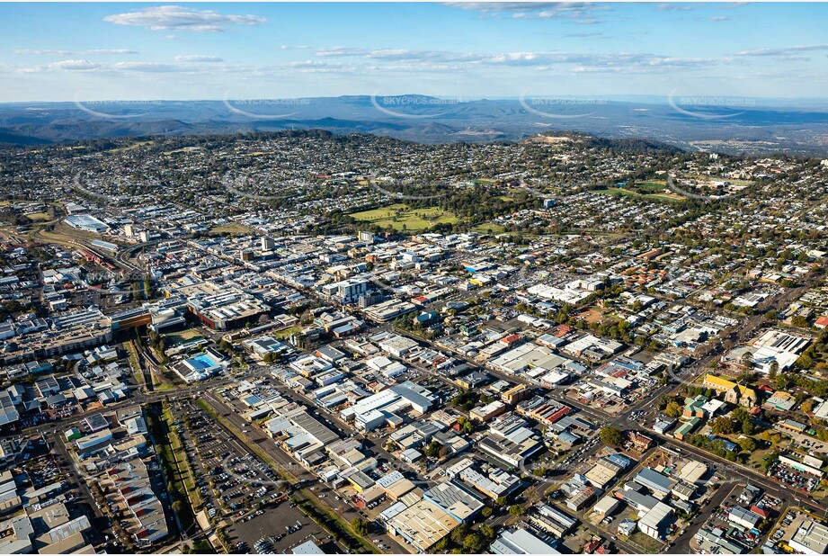 Aerial Photo Toowoomba City QLD Aerial Photography