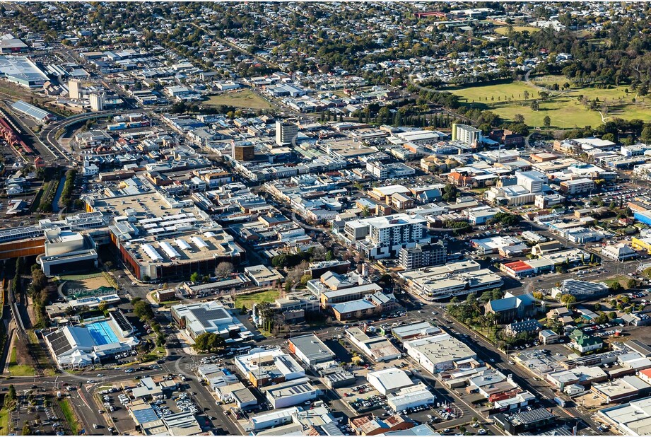 Aerial Photo Toowoomba City QLD Aerial Photography