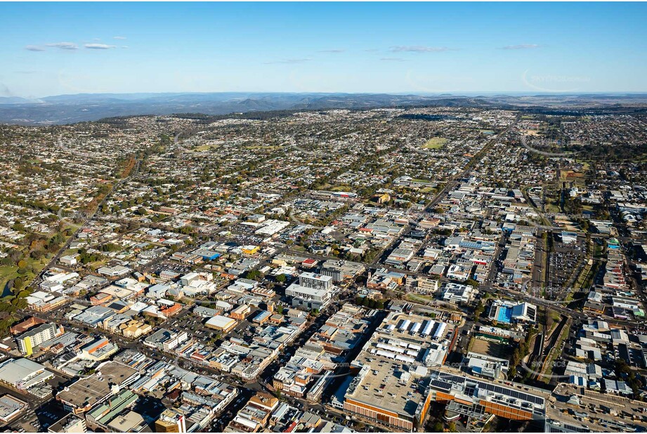 Aerial Photo Toowoomba City QLD Aerial Photography