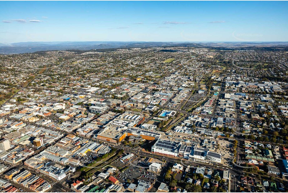 Aerial Photo Toowoomba City QLD Aerial Photography