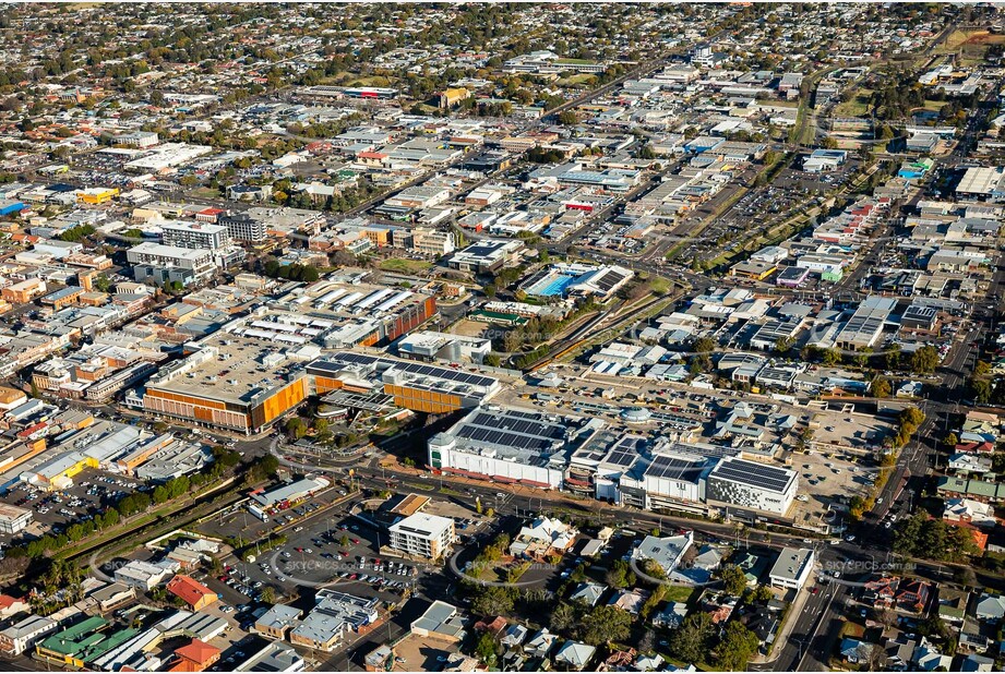 Aerial Photo Toowoomba City QLD Aerial Photography