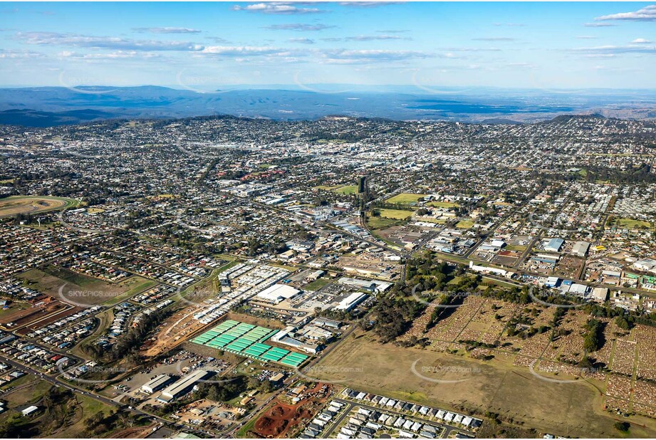 Aerial Photo Harristown QLD Aerial Photography