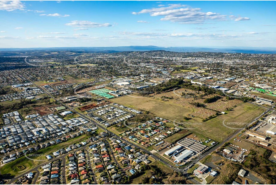 Aerial Photo Harristown QLD Aerial Photography