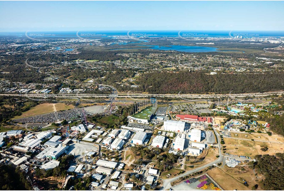 Movie World Oxenford QLD Aerial Photography