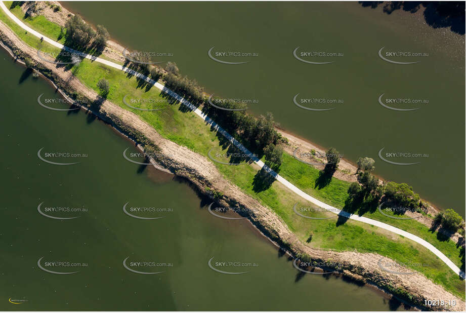 The Coomera River at Upper Coomera QLD Aerial Photography