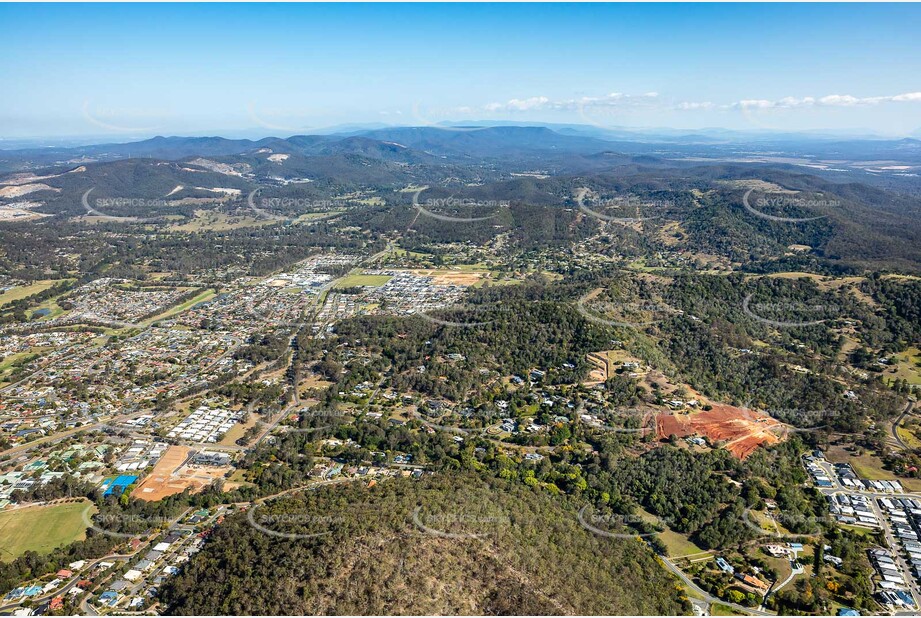 Aerial Photo Bahrs Scrub QLD Aerial Photography