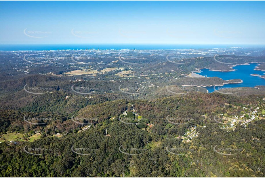 Aerial Photo Lower Beechmont QLD Aerial Photography