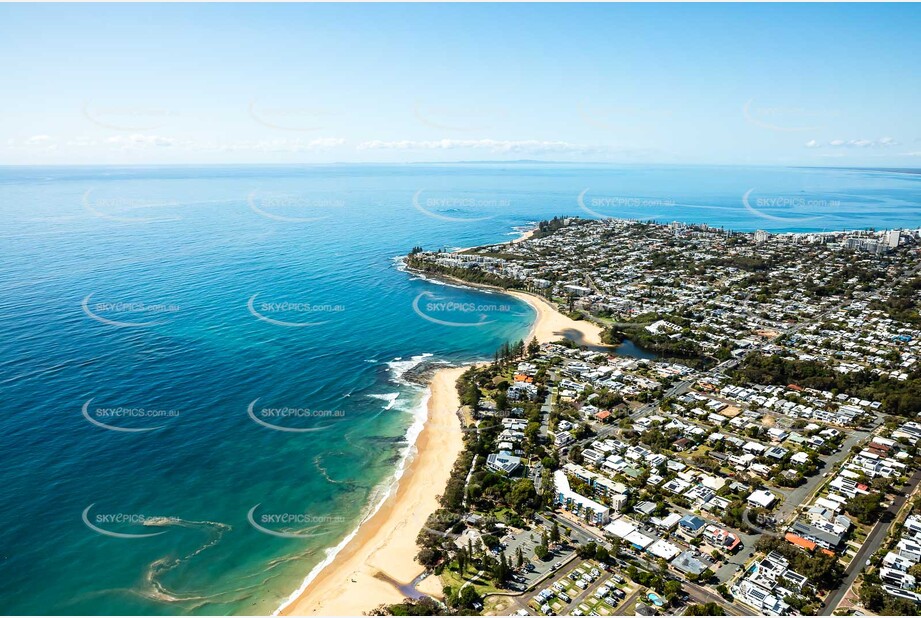 Aerial Photo Dicky Beach QLD Aerial Photography