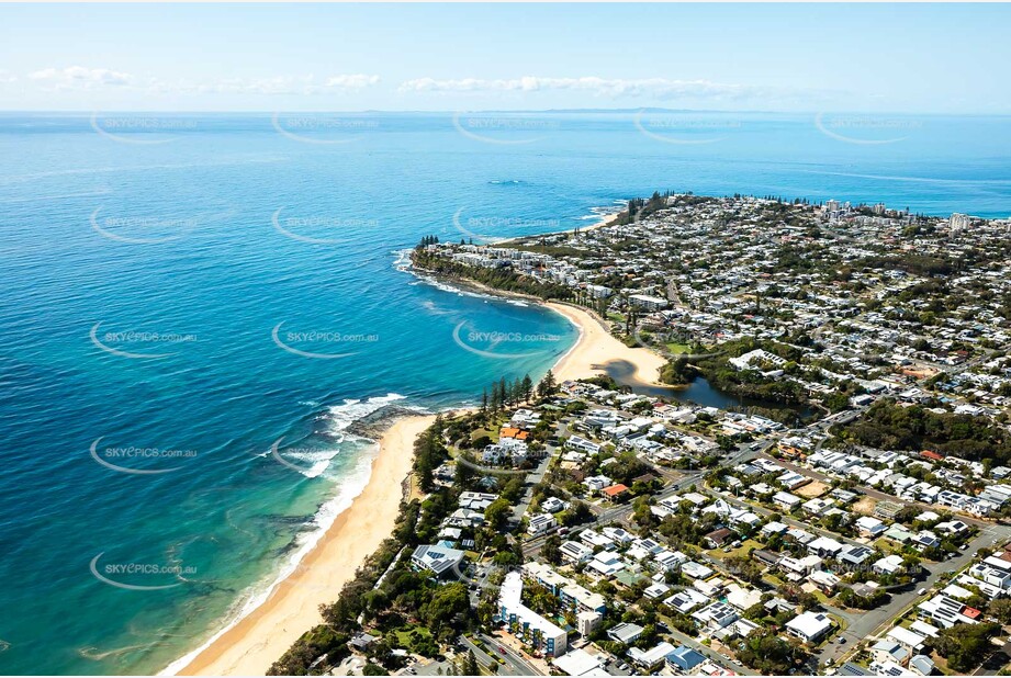 Aerial Photo Dicky Beach QLD Aerial Photography