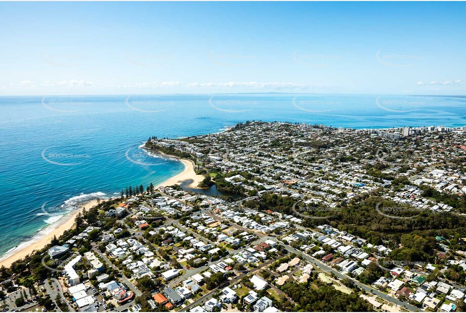 Aerial Photo Dicky Beach QLD Aerial Photography