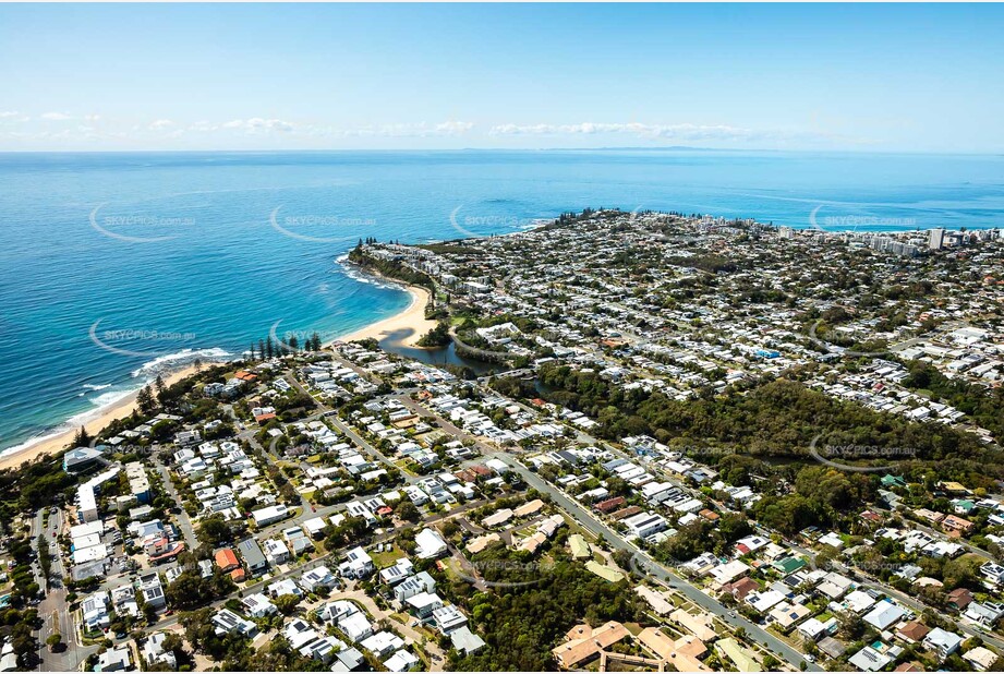 Aerial Photo Dicky Beach QLD Aerial Photography