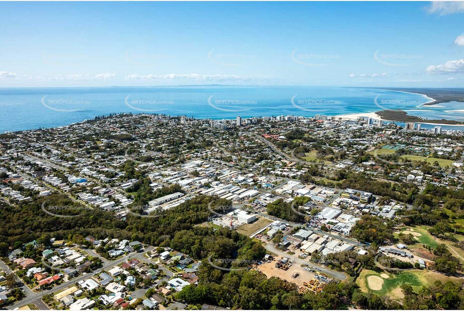 Aerial Photo Moffat Beach QLD Aerial Photography