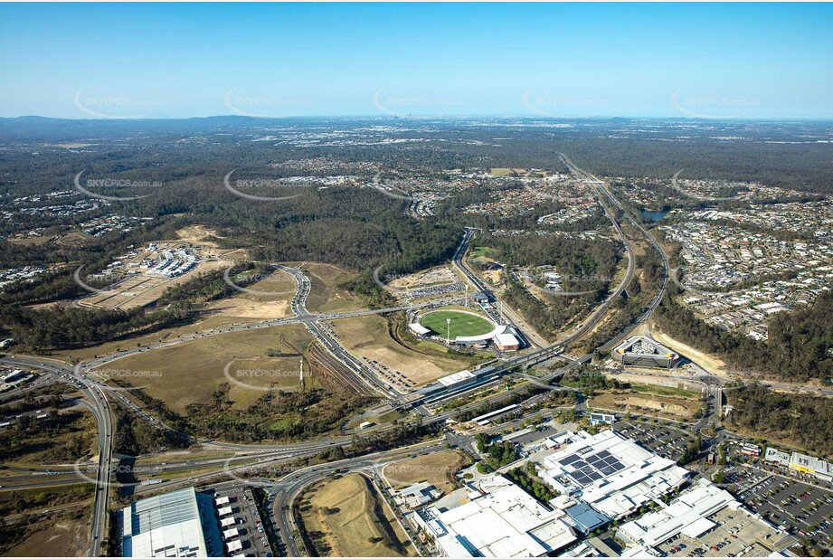 Aerial Photo Springfield Central QLD Aerial Photography