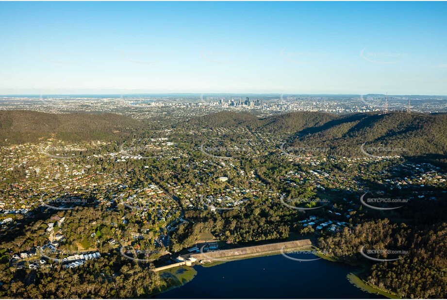 Aerial Photo Enoggera Reservoir QLD Aerial Photography