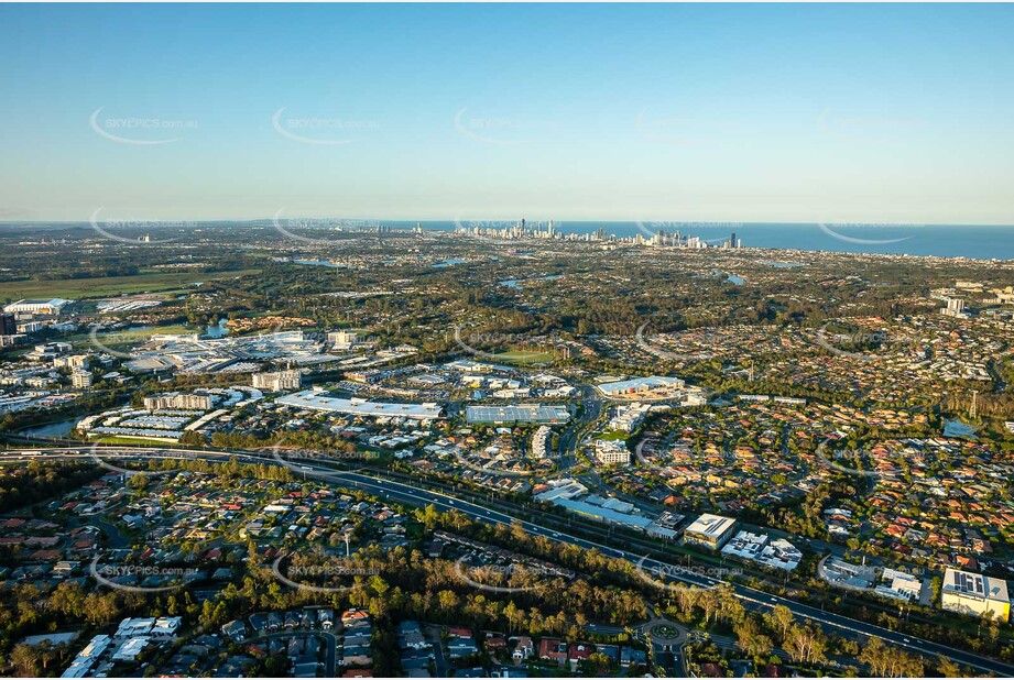 Sunset Aerial Photo Robina QLD Aerial Photography