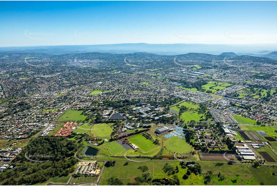 Aerial Photo Darling Heights QLD Aerial Photography