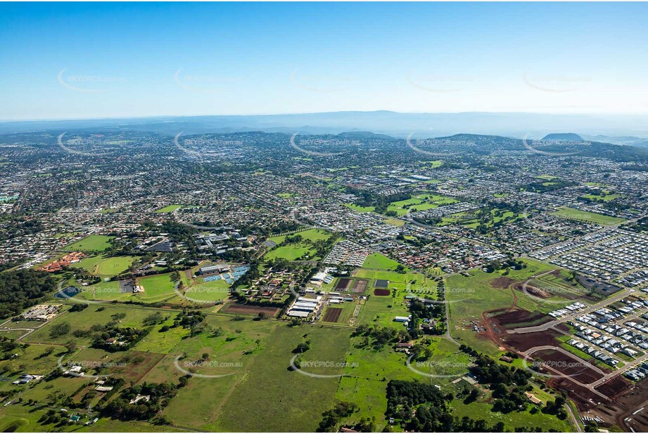 Aerial Photo Darling Heights QLD Aerial Photography