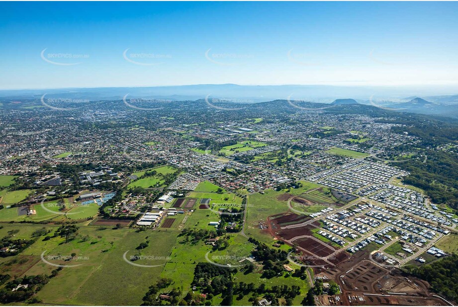 Aerial Photo Darling Heights QLD Aerial Photography