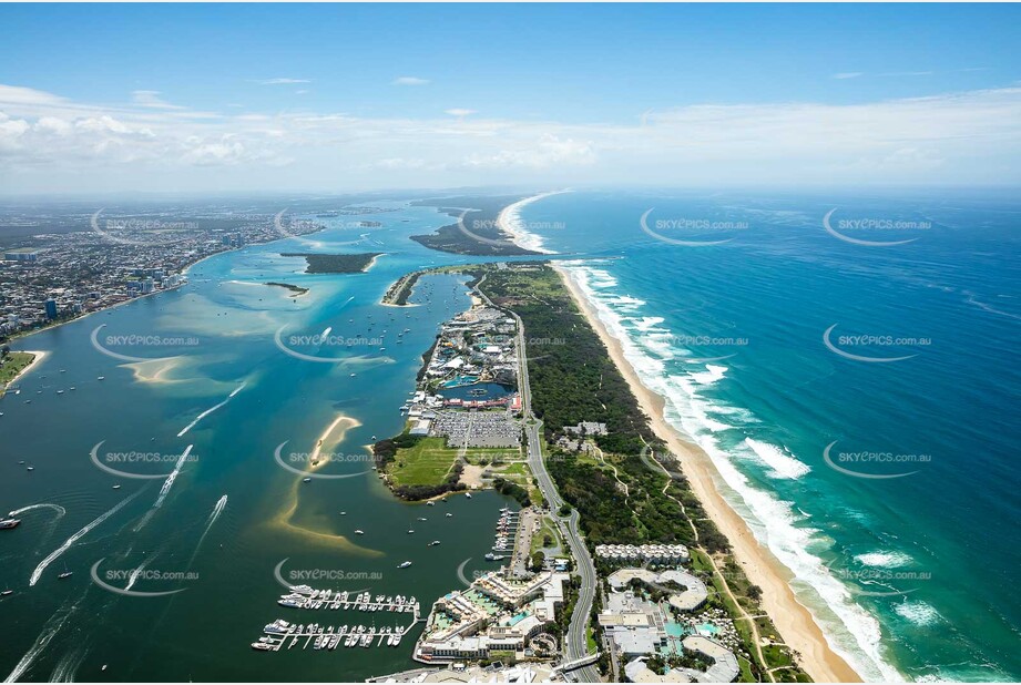 Aerial Photo Main Beach QLD Aerial Photography