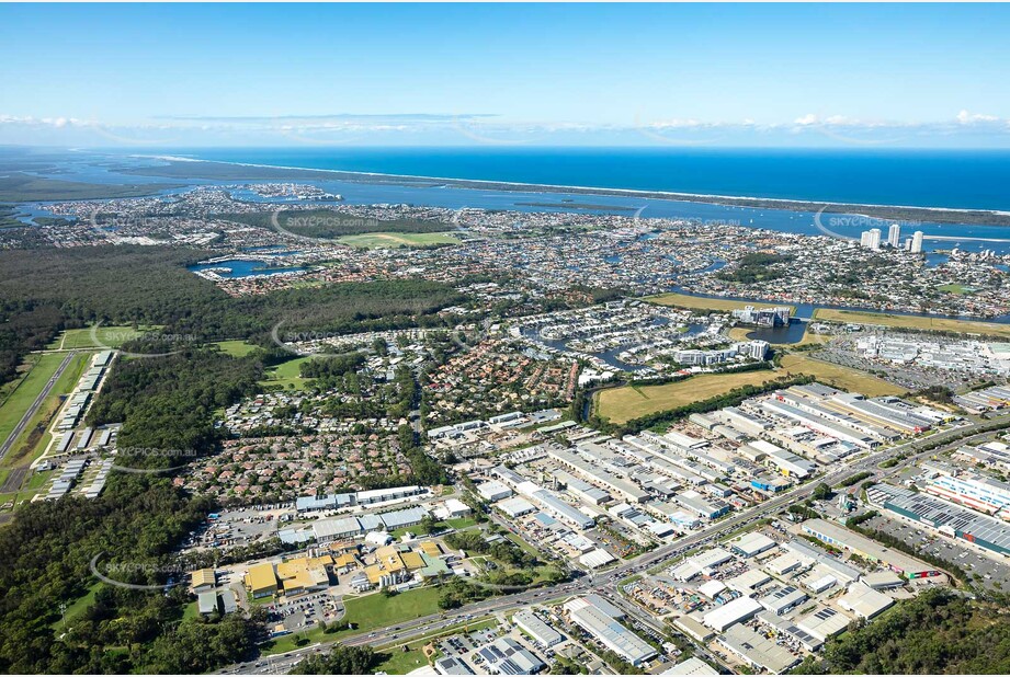 Aerial Photo Biggera Waters QLD Aerial Photography