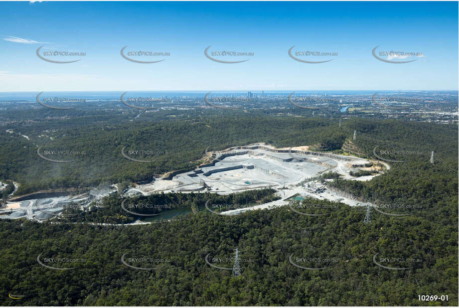 Hymix Quarry - Nerang Forest Reserve QLD Aerial Photography