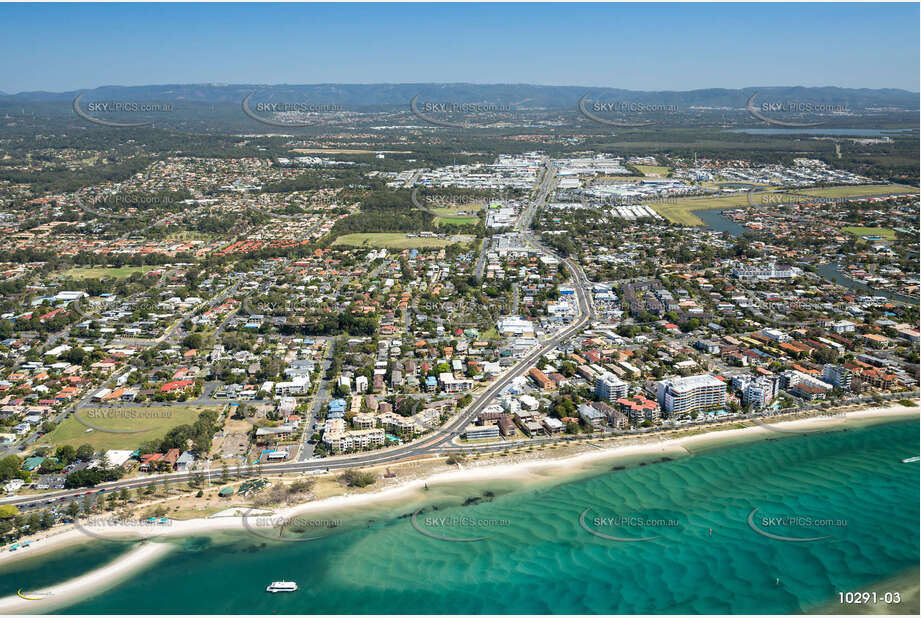 Aerial Photo Biggera Waters QLD Aerial Photography