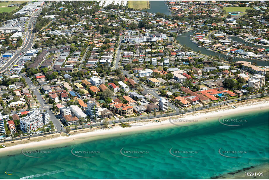 Aerial Photo Biggera Waters QLD Aerial Photography