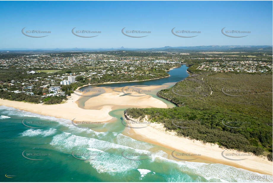 Aerial Photo Currimundi Lake Wurtulla QLD Aerial Photography