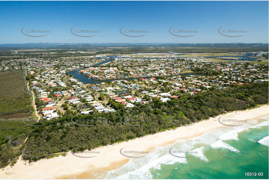 Aerial Photo Currimundi Lake Wurtulla QLD Aerial Photography