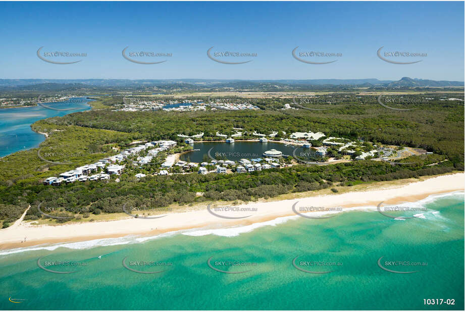 Aerial Photo Twin Waters QLD Aerial Photography