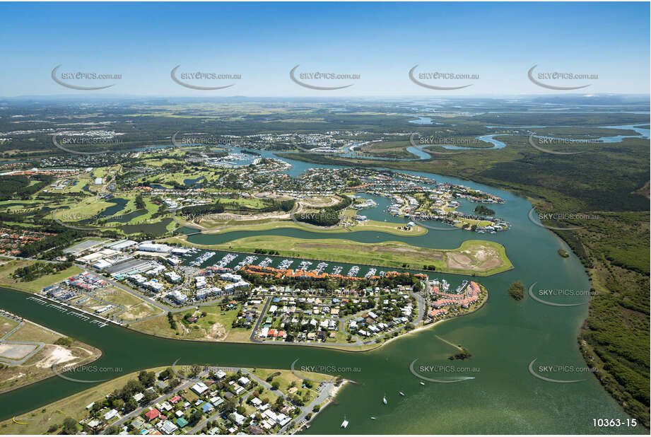 Aerial Photo Hope Island QLD Aerial Photography