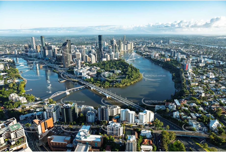 Aerial Photo South Brisbane QLD Aerial Photography