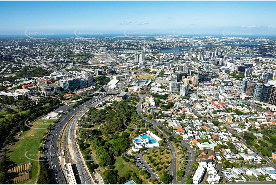 Aerial Photo Spring Hill QLD Aerial Photography